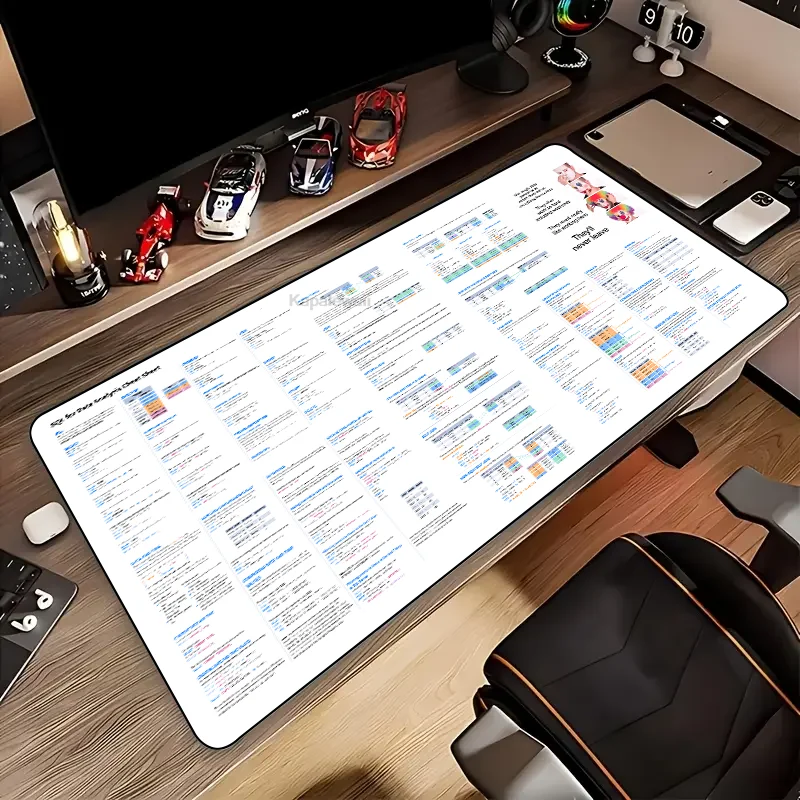 كبير SQL اختصار مفتاح ماوس الوسادة تمديد الجدول السجاد مكاتب اكسسوارات ماوس الألعاب ماوس حصيرة 300x800/400x900 مللي متر حصيرة مكتبية