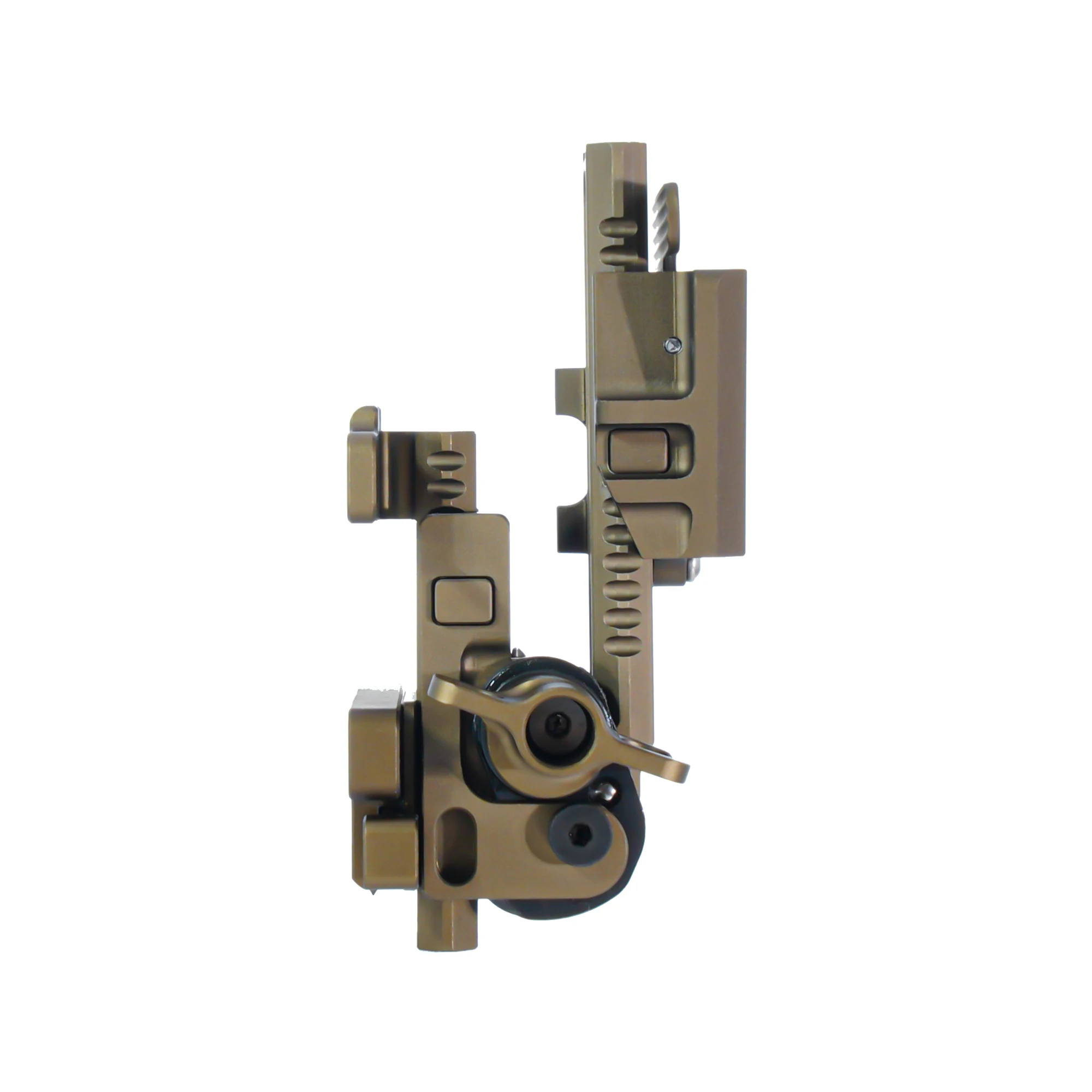 NI Alpha NVG Halterungsarm mit Schwalbenschwanzbefestigung, Ultraleichter Druckknopf-Freigabe Nachtsicht-Helmhalterung für PVS-14 PVS31 GPNVG-18 – Detail 21