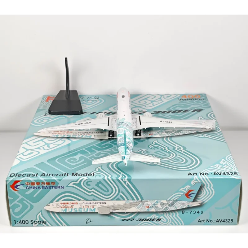 Luchtvaart 1/400 Schaal China Oostelijke luchtvaartmaatschappijen B777-300ER B-7349 Gegoten Legering Vliegtuigen Model Collectie Decoratief Ornament
