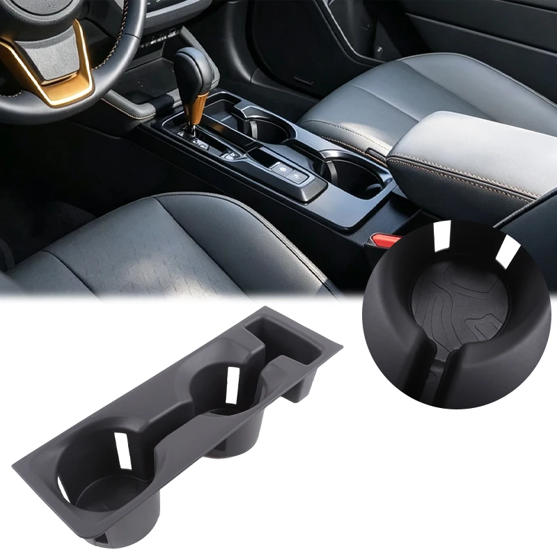For Subaru Forester 2026 2027 central control cup holder protective cover anti slip pad TPE black North American version