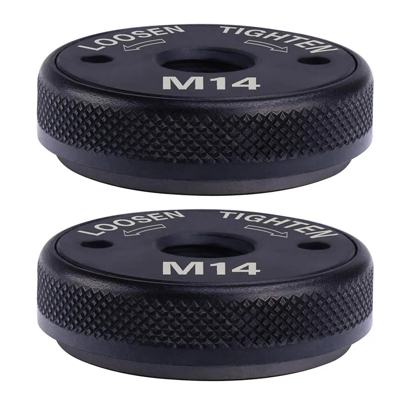 

2Pcs Quick Clamping Nut M14 Angle Grinder Clamping Nut 115mm-230mm Flange Nut Tool Power Replacement for Makita.