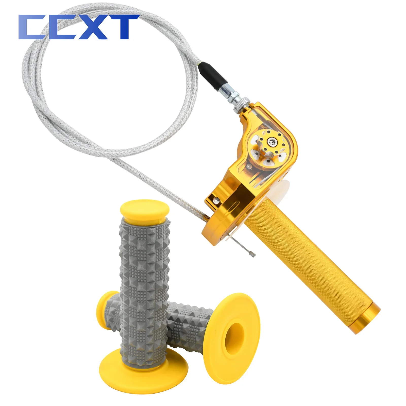 CNC Adjustable Throttle Grip Universal Quick Twister Handle Grip Throttle Cable For BETA RR RS RRS 125 200 250 300 350 390 400