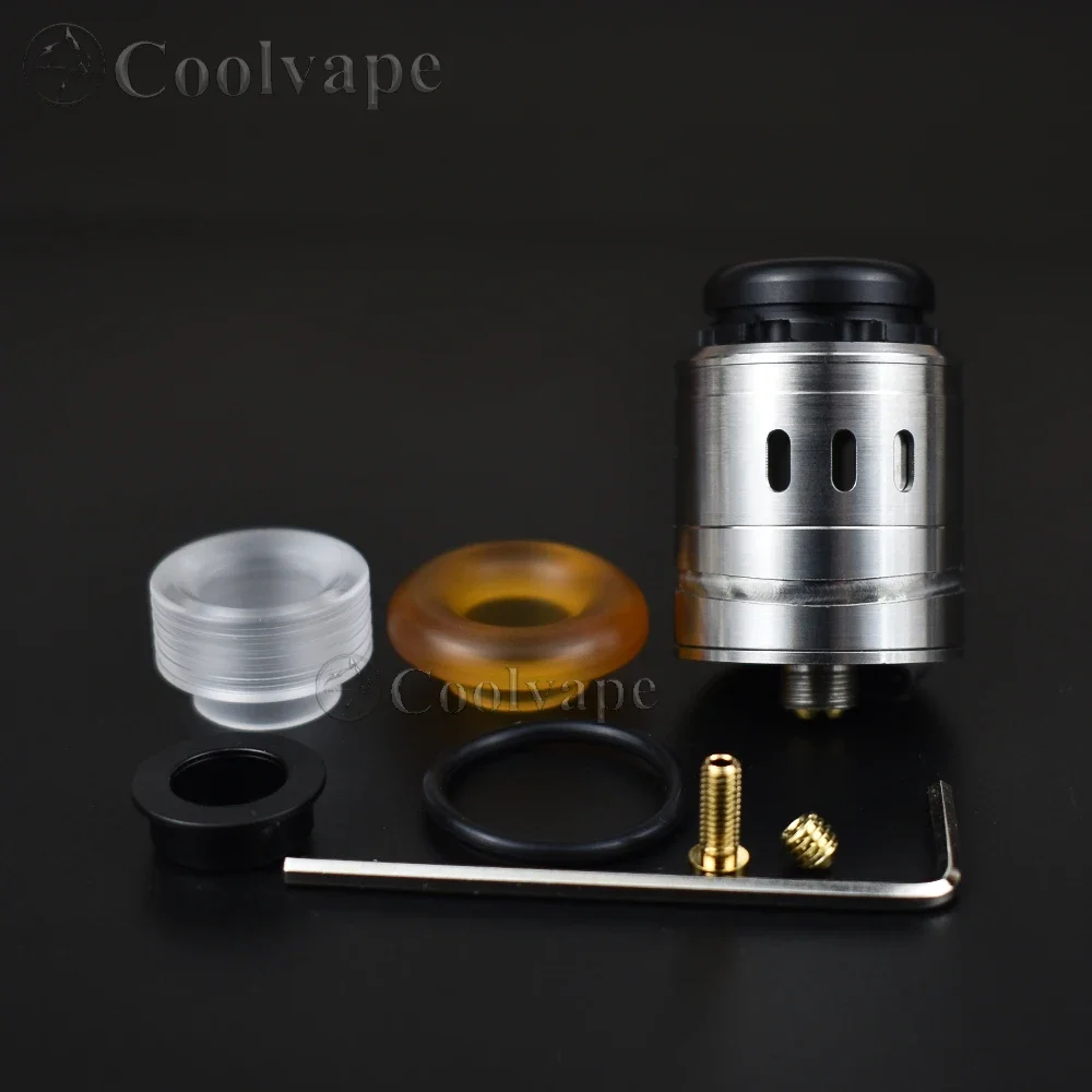 Wolfcoolvape Phobia V2 RDA 24mm 316SS E-Cigarette Atomizer Dripping Tank with Squonk BF Pin RDA Vape