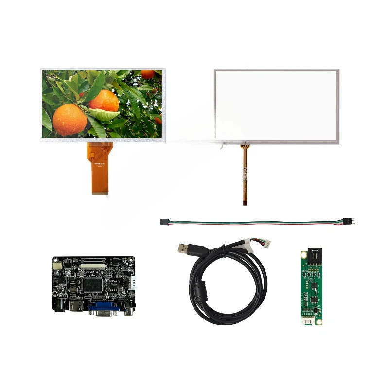

Deep super 7-inch LCD screen AT070TN94 + 7-inch resistive screen assembly industrial control anti-interference display touch