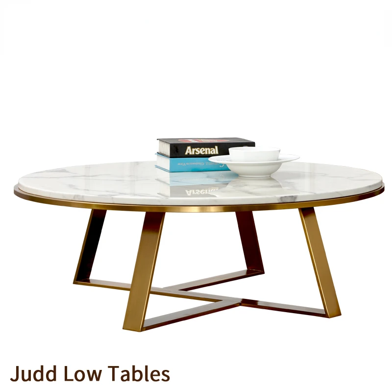 

Judd low Table Light Luxury Table Simple Modern Sofa Marble Round Table