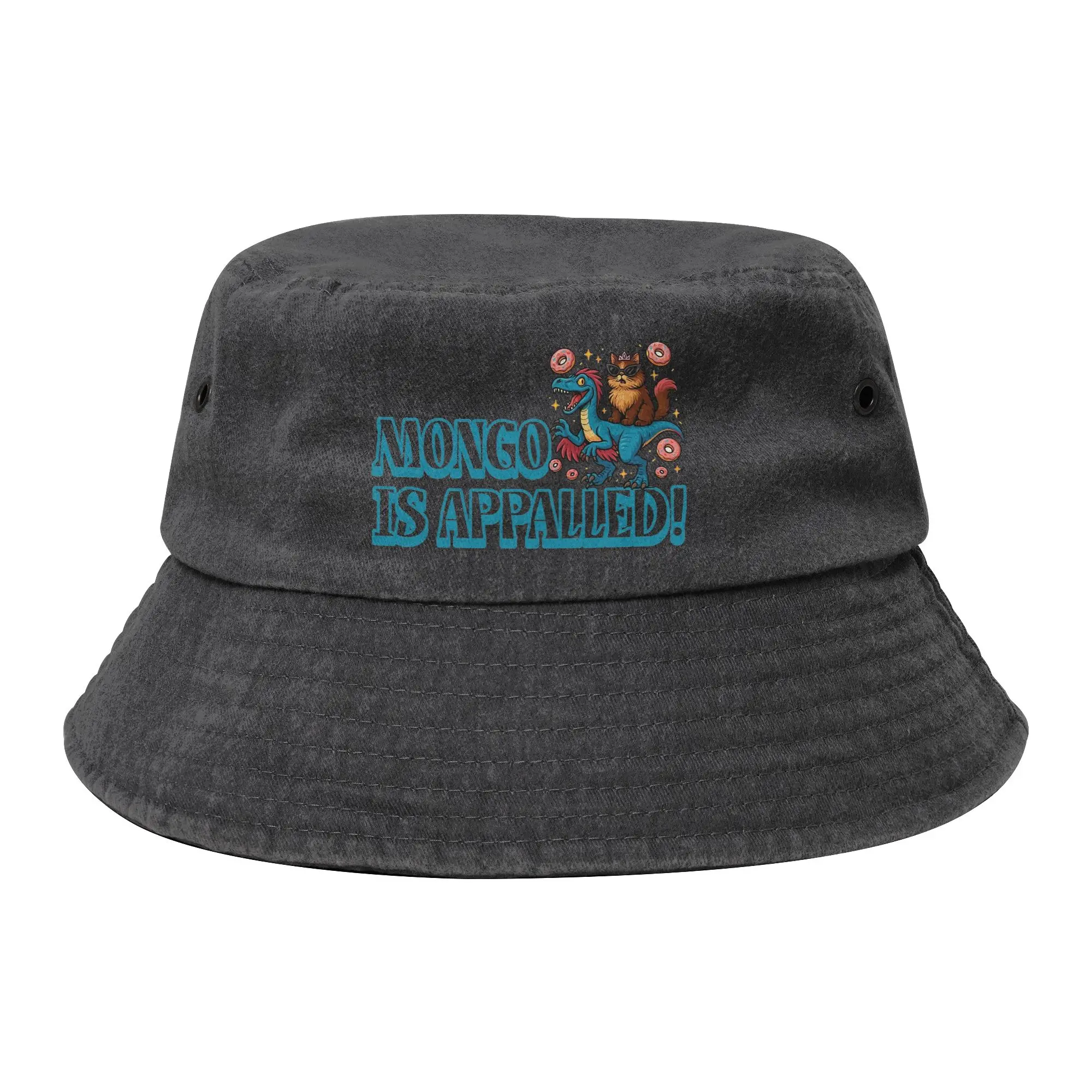 Unisex Bucket Hats Mongo is Appalled! Dungeon Crawler Carl princess donut Headwear Fishing Fisherman Caps Session Hats