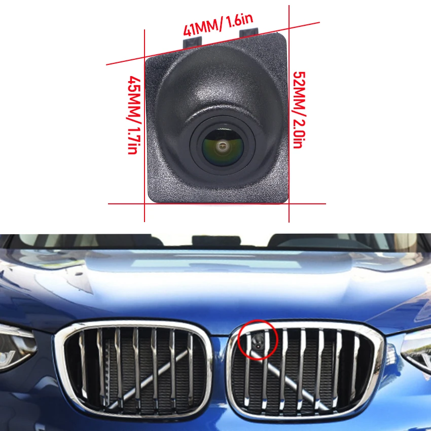 AHD HD 1080P Car Front View Camera For BMW E60 F30 F10 E46 E39 X5 E53 E39 F11 X3 E83 F25 E90 F31 E82 E61 X1 E84 F48 E70 E92