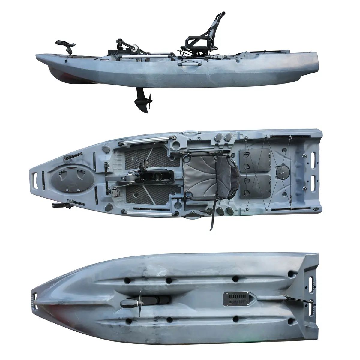 

Рыболовный каяк Vicking 2026 для одного человека с педальным приводом, электромотором, складной, сидячий, одноместный скоростной каяк для рыбалки с рулем