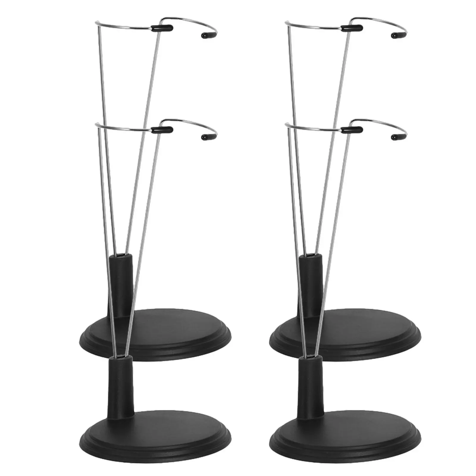 4Pcs Adjustable Action Figures Display Stand Enlarged Base Stable Support Retractable Waist Holder Party Show Glow Stick Display
