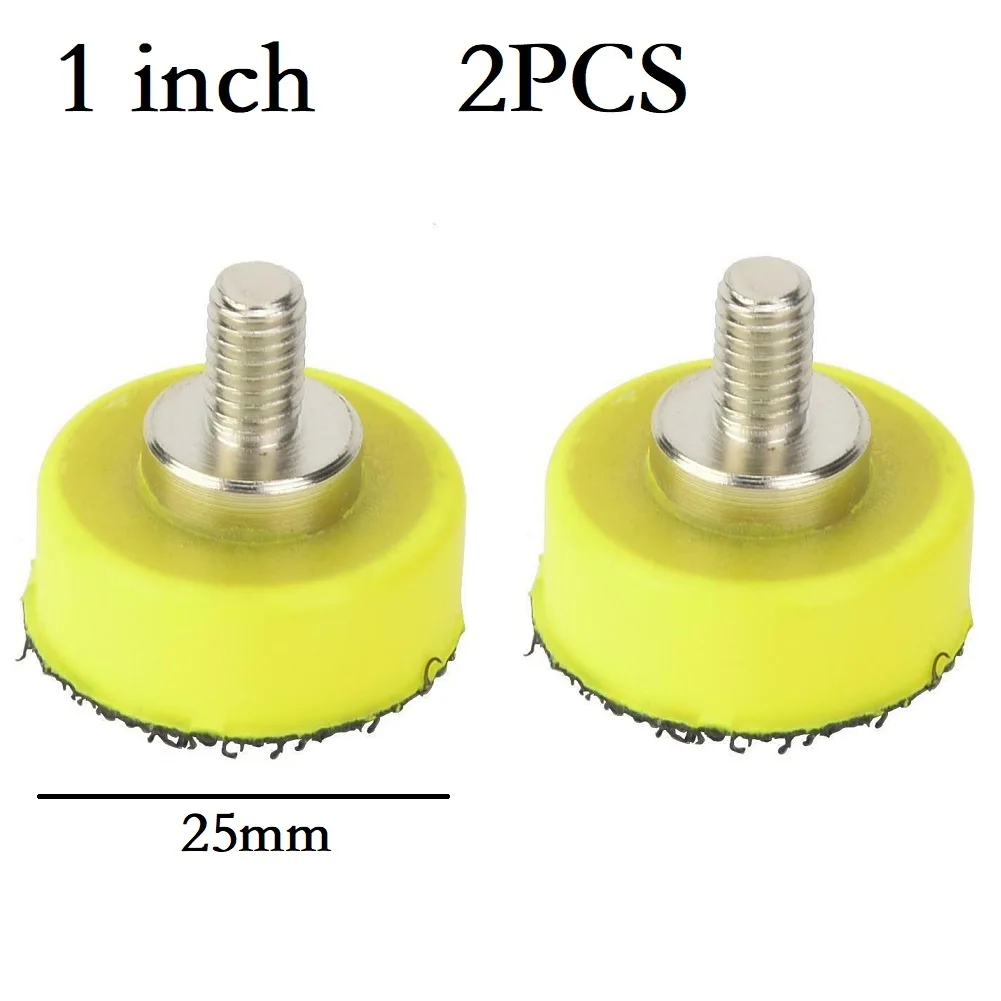 Almohadilla de lijado de pulido neumática, placa de respaldo de disco, gancho y bucle para lijadora de aire, amoladora DA, herramienta rotativa, 1 unidad, 1 ''- 6''