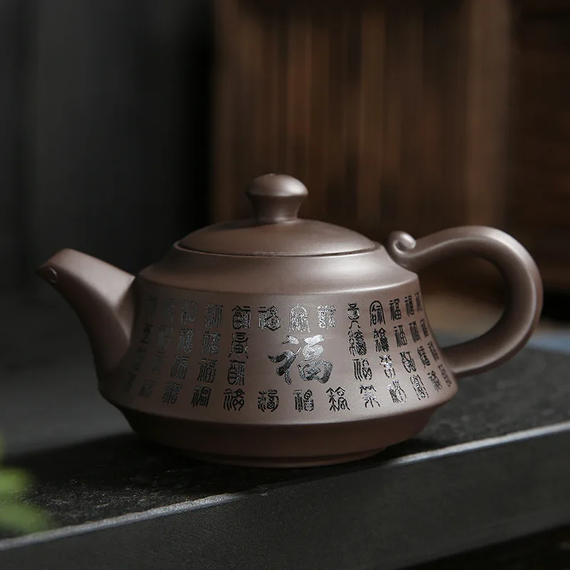 Yixing Raw Ore Household Teapot Handmade Large Capacity Tea Making Device Ceramic Purple Sand Kung Fu Tea Set Mainland China