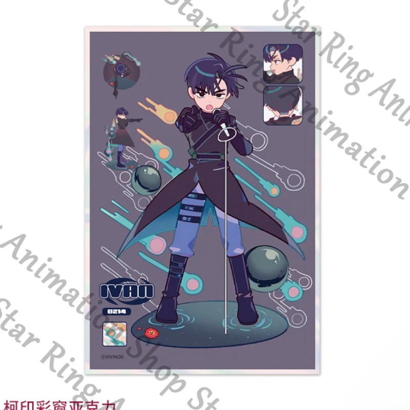 

Alien Stage mizi sua till ivan hyuna luka Acrylic Anime coloured paper Colored papers Cospaly Cartoon Gift Decorate
