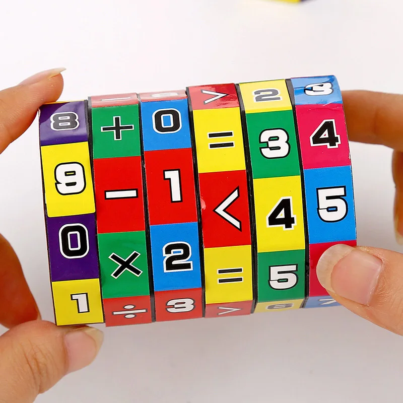 Nieuwe Educatieve Puzzel Spel Speelgoed Kinderen Intelligente Digitale Cube Math Voor Kinderen Kids Wiskunde Numbers Magic Cube Toy