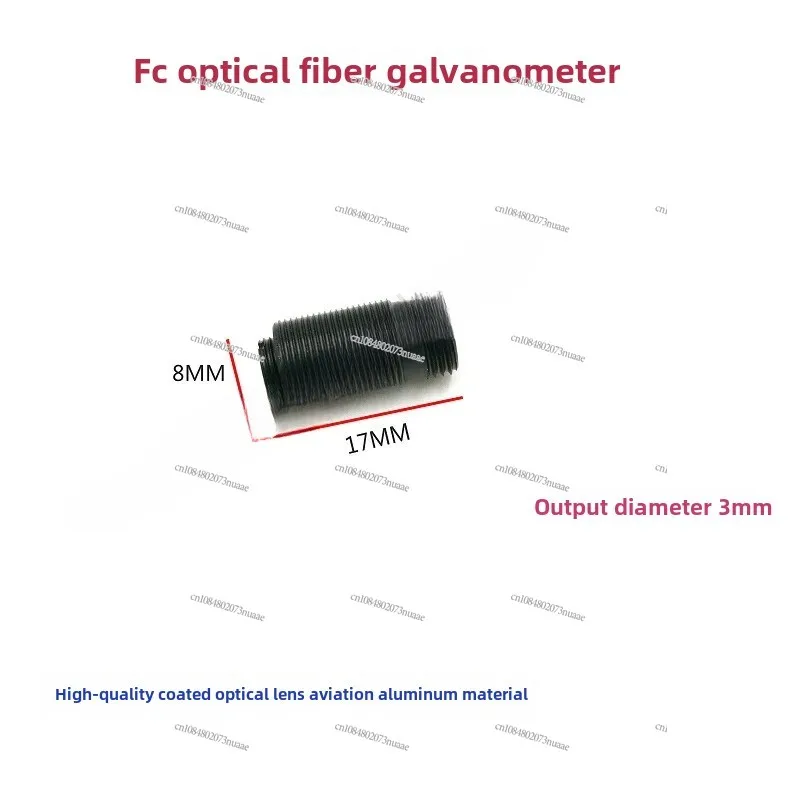 M8FC fiber laser collimator 3mm exit spot focal length 3mm fiber collimator aspherical collimator