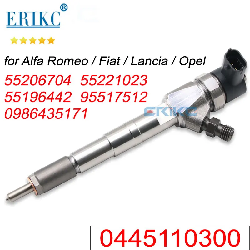 

0445110300 Diesel Sprayer 0445 110 300 Fuel Injector Nozzle for BOSCH ALFA ROMEO FIAT LANCIA 55206704 55221023 55196442 95517512