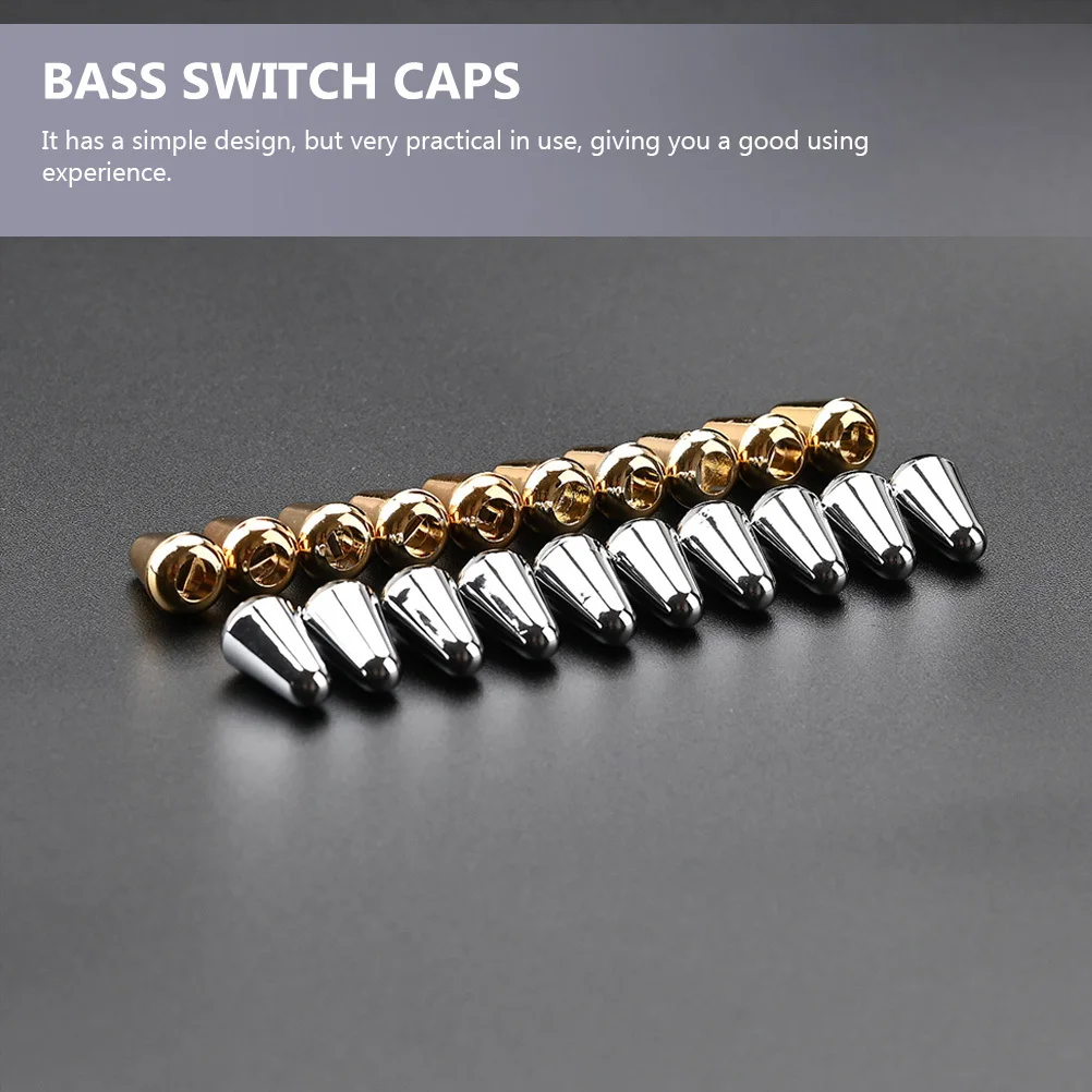 

20Pcs Guitar Toggle Tip Knob Caps Durable Replacement Pickup Selector Switch Caps for Electric Guitar Tools Toggle Tip Knob