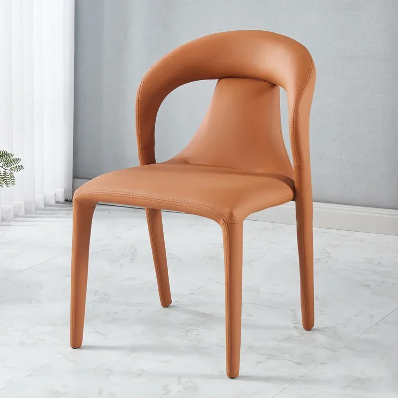 Sedia da pranzo moderna di lusso sedie da comò avanzate trucco singolo mobili da camera da letto cucina da giardino terrazza Stoelen leggero