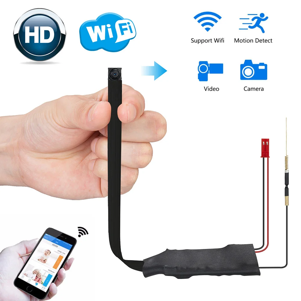 DIY Portable Camera Mini With WIFI High definition 1080P Supporting Motion Detection Small Camcorder Remote Contro Video Recorde