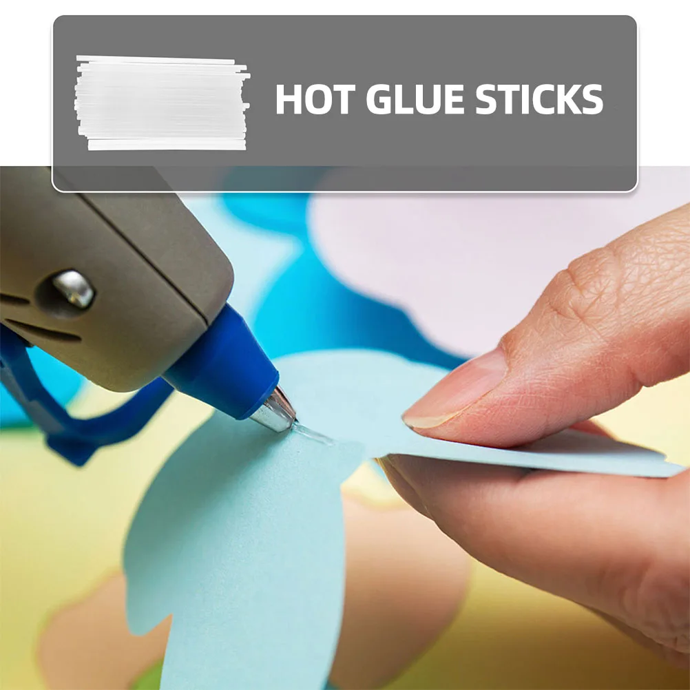 

100pcs Hot Glue Sticks Clear Large Multi-Use Strong Adhesive Fast Melting For Diy Crafts Repair Home Decor Crafting Tool Glue
