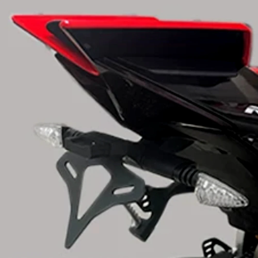 

2021 2022 2023 New Motorcycle modified license plate holder competitive short tail With LED lights FOR Apulia RS660/V4 Tuono660