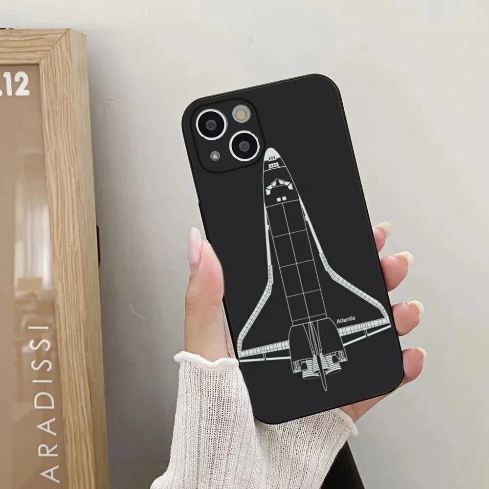 Aircraft Helicopter Airplane Pilot Fly Phone Case For iPhone 15,14,13,12,11 Plus,Pro,Max,XR,XS,X,7,8 Plus,SE,Mini Silicone Soft