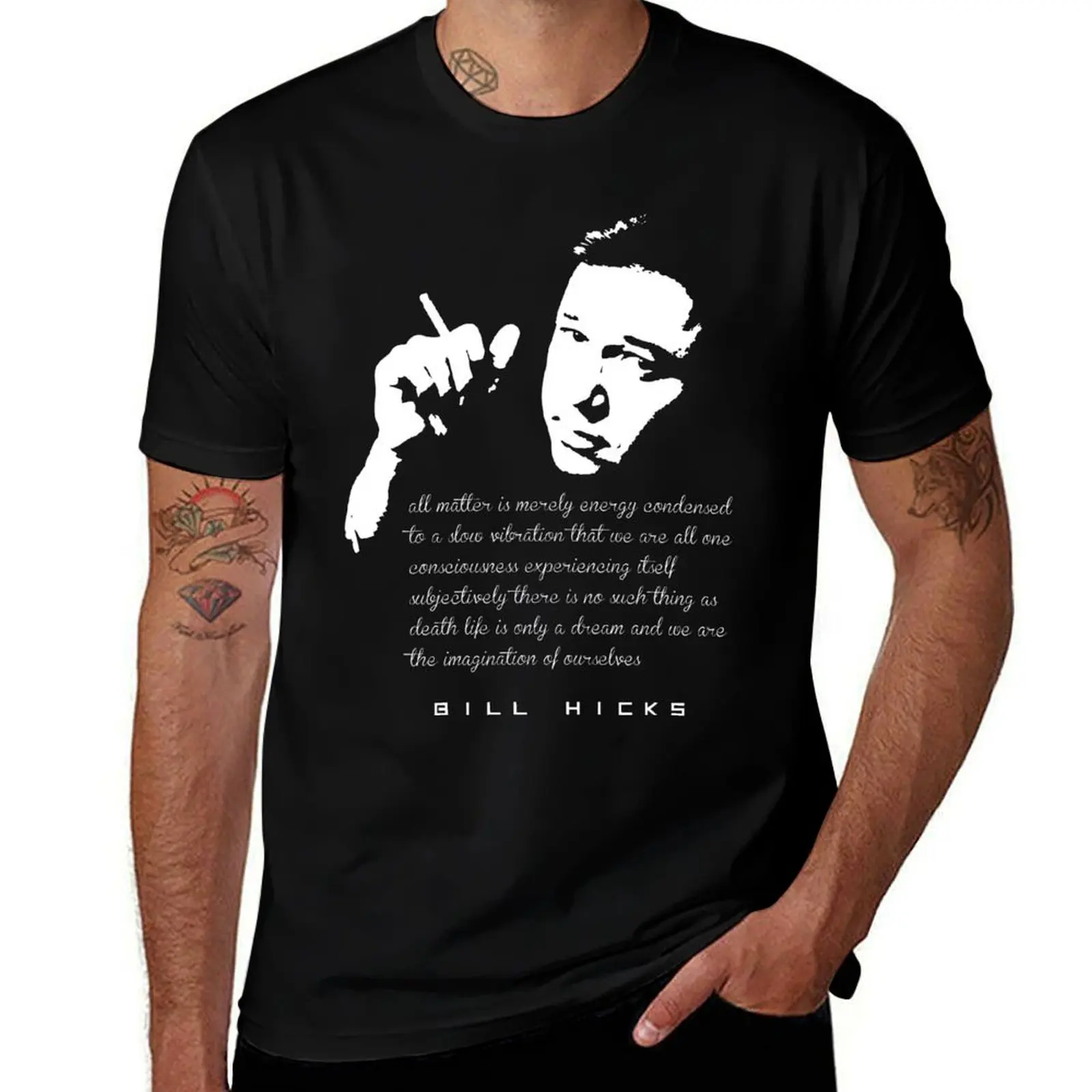 Bill Hicks Life is only a dream T-Shirt blue archive quick drying vintage clothes oversized t shirt men