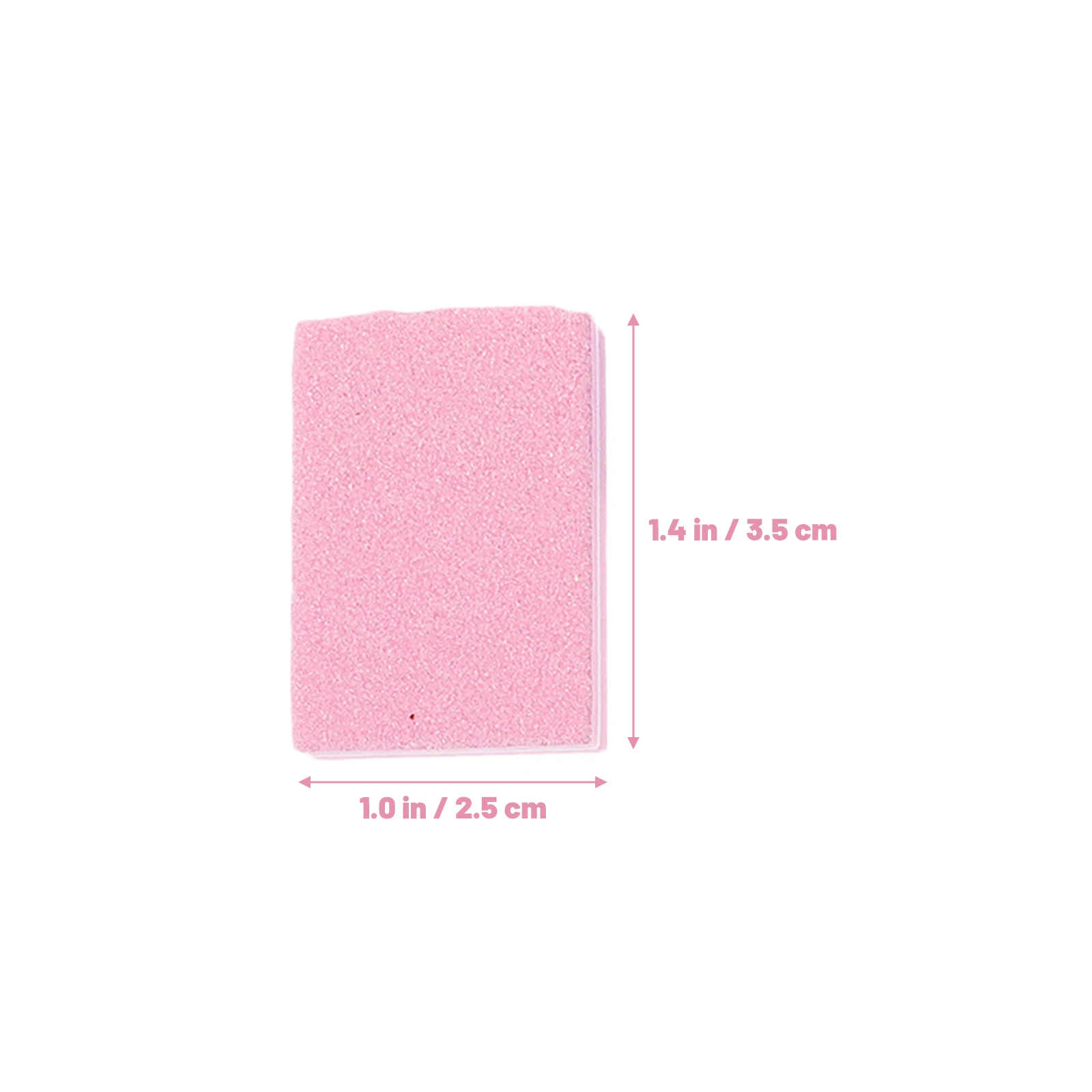 50 Stück doppelseitige Block-Nagelfeile, Schwammmaterial, Pufferfeile für Maniküre, Pediküre, kompakt, leicht, tragbar