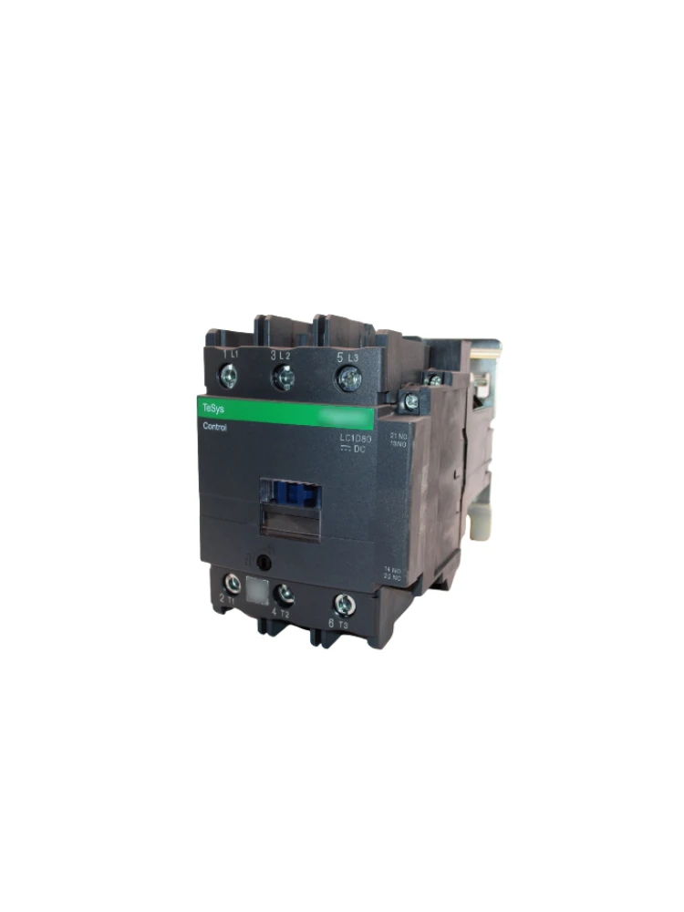 LC1D80M7 Contactor, TeSys Deca, 3P, 3NO, 80A, 220V AC, screw clamp terminals