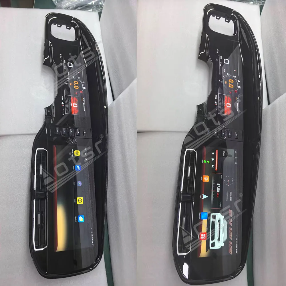 Dual 12.3 Inch Screen Instrument Cluster Car Radio For Dodge Charger 2011-2019 Digital Dashboard Multimedia Player CarPlay GPS