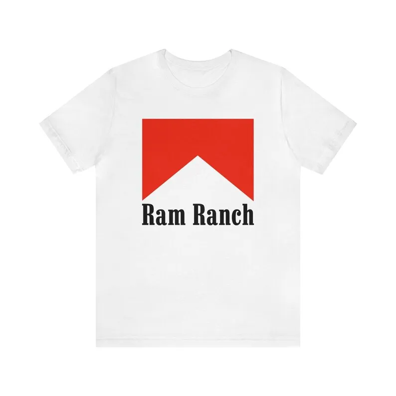 Ram Ranch | Cowboy Rancher Music Funny Graphic T Shirt | Band Country Gift Short Sleeve Tee