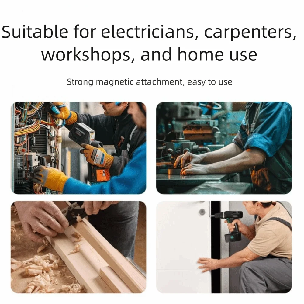 Strong Magnet Magnetic Wristband Adjustable Strap Multi-Functional Tool Holder Portable Sturdy Design Wrist Tool Band