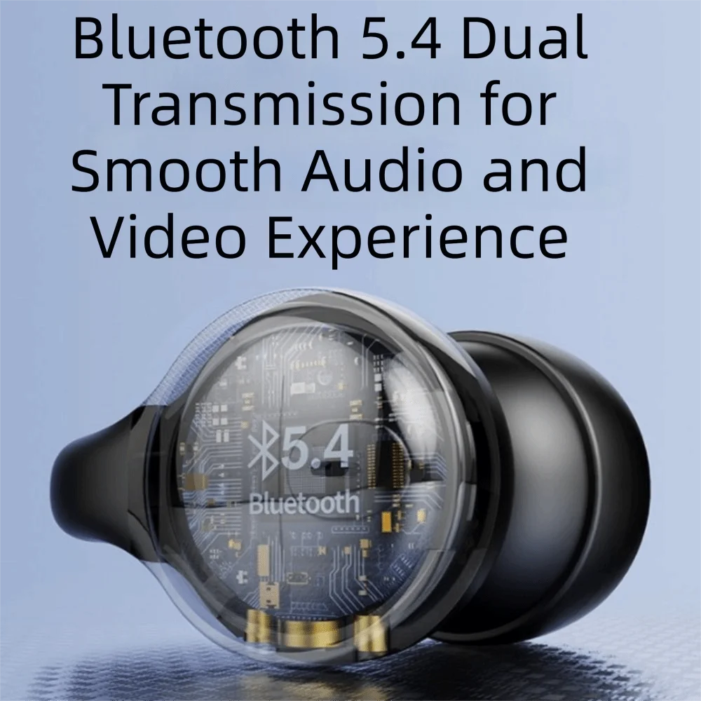 

Charging Earphones Bone Conduction Headphones Clip-On Design Bluetooth5.4 Bluetooth Headset Open Ear 9D Stereo Bass