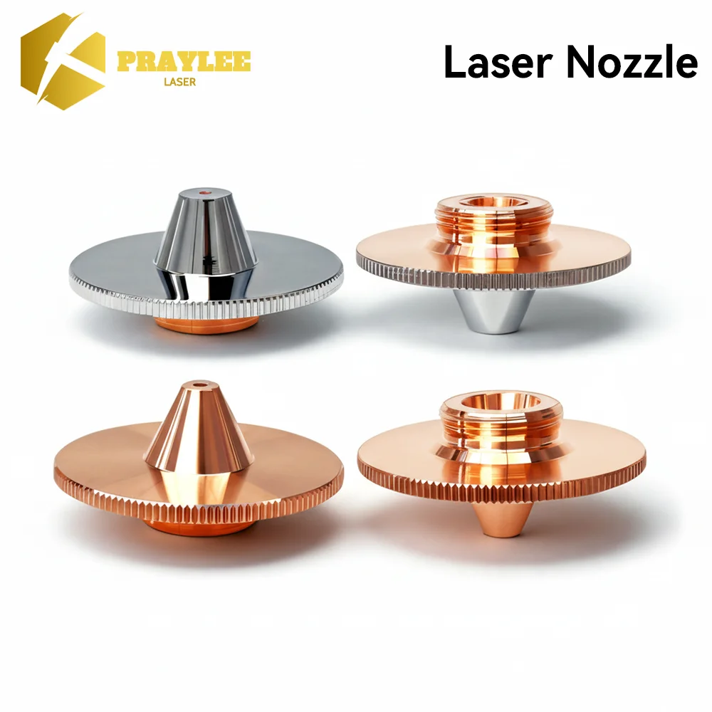 

Type C Laser Cutting Nozzles D28 M11 D32 M14 Single Double Chrome Copper Laser Nozzle Raytools Precitec WSX Laser Cutting Head