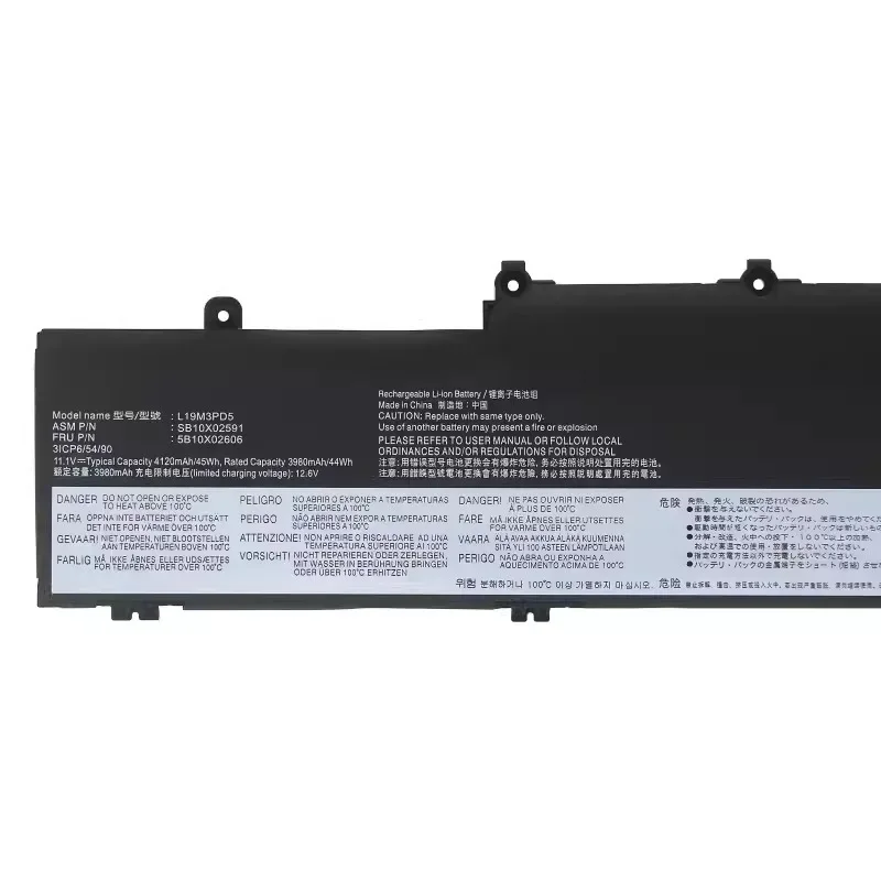 L19M3PD5 Laptop Battery for Lenovo Thinkpad E14 E15 R14 Gen 2 3 4 Series L19C3PD5 L19L3PD5 L19D3PD5 TP00116C TP00117D 11.1V 45Wh