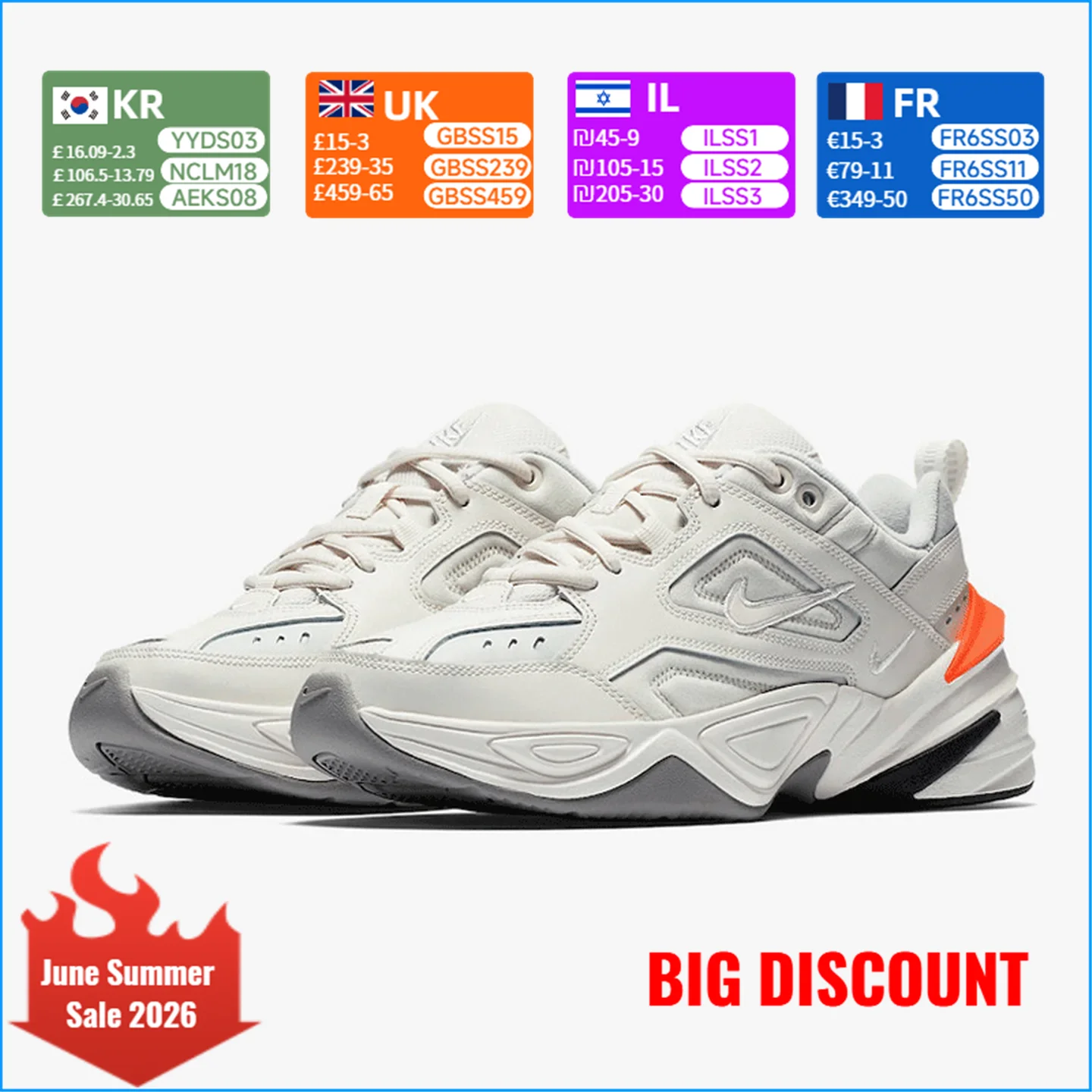 

Nike M2K TEKNO Retro Slip-Resistant Durable Versatile Cushioned Dad Shoes Sports Shoes AO3108-001