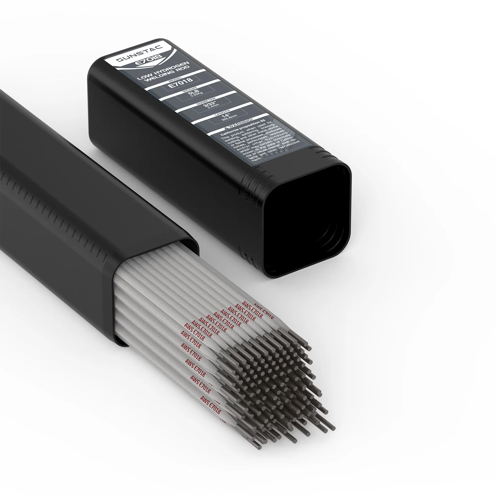 

E7018 Welding Rod 3/32" 1/8" 5LB Carbon Steel Stick Welding Rods Low Hydrogen Welding Sticks Electrodes ARC Welding Supplies