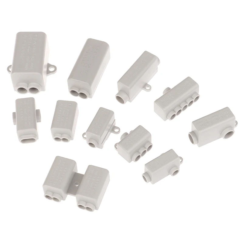 High Power Splitter Quick Wire Connector Terminal Block Electrical Cable Junction Box ZK-306 ZK-506 ZK-T06 ZK-T16 Connectors