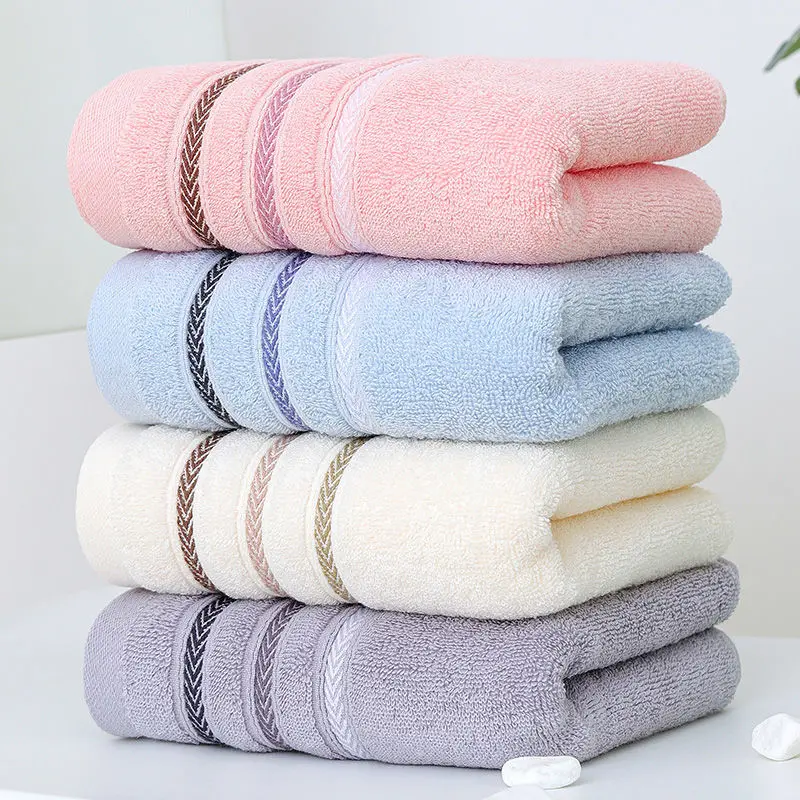 

4 pieces of hair [towel pure cotton] long-staple cotton thickened and enlarged home wash face bath adult soft absorbent towel