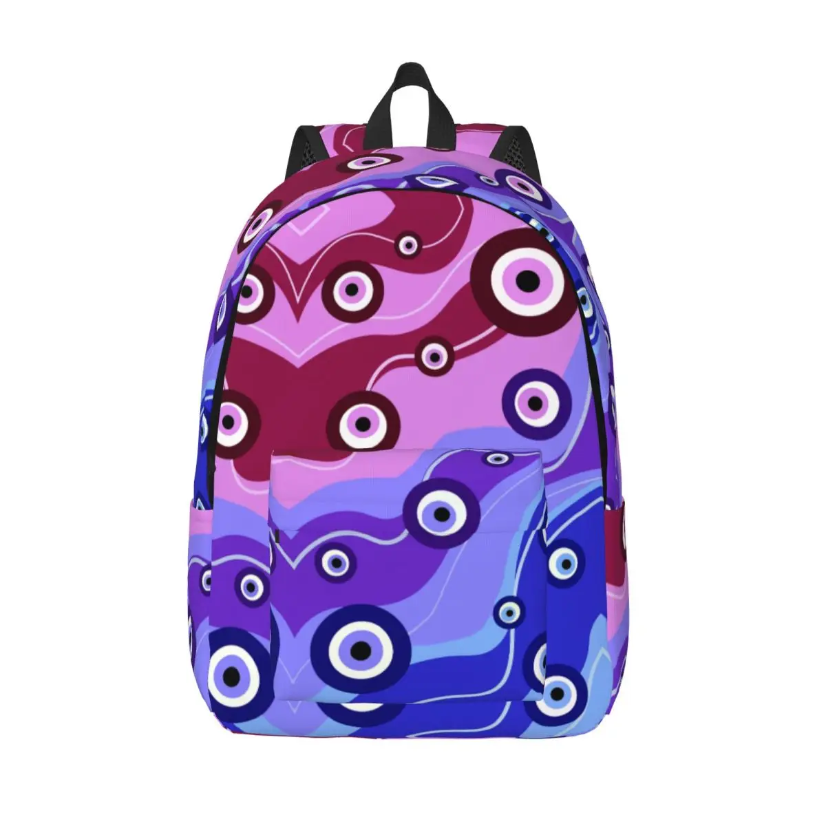 

Пользовательский Evil Eye Nazar Amulet Boho Travel Холст Рюкзак Женщины Мужчины Школьный Ноутбук Книжная Сумка Nazar Студенческий Рюкзак Сумки