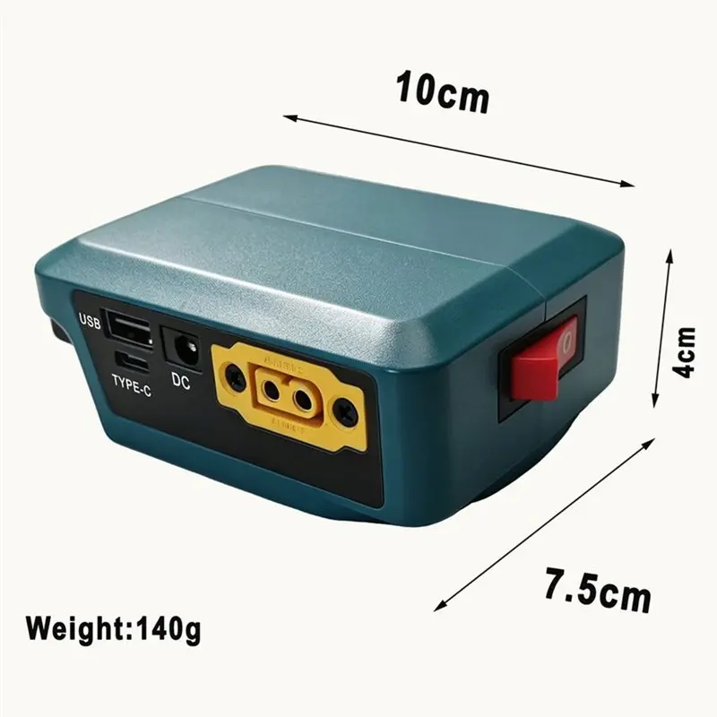 ダブルポート高速充電 18V リチウム電池用多機能アダプター - Outdoor Power Double Adapter のレビューと価格