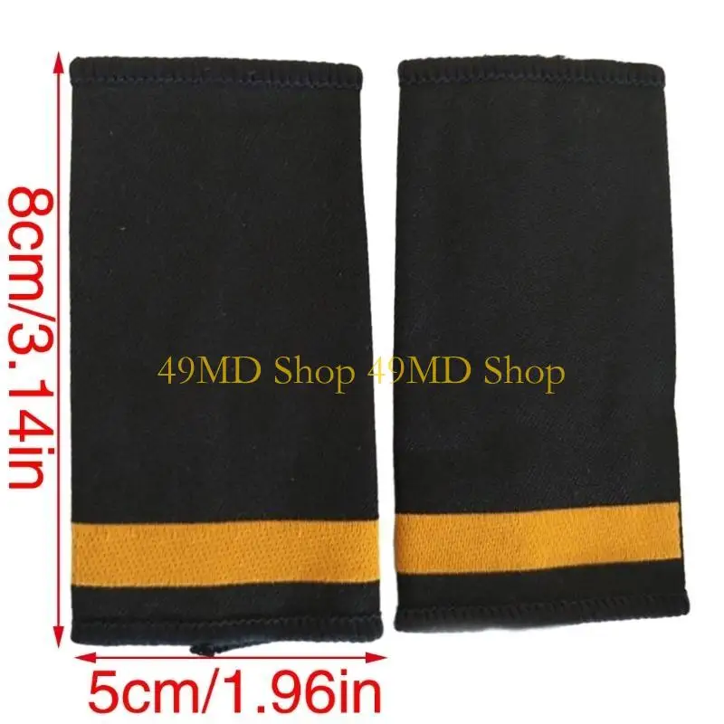 49MD Uniform Epaulet Captains Cosplay Costume Accessories Shoulder Epaulets