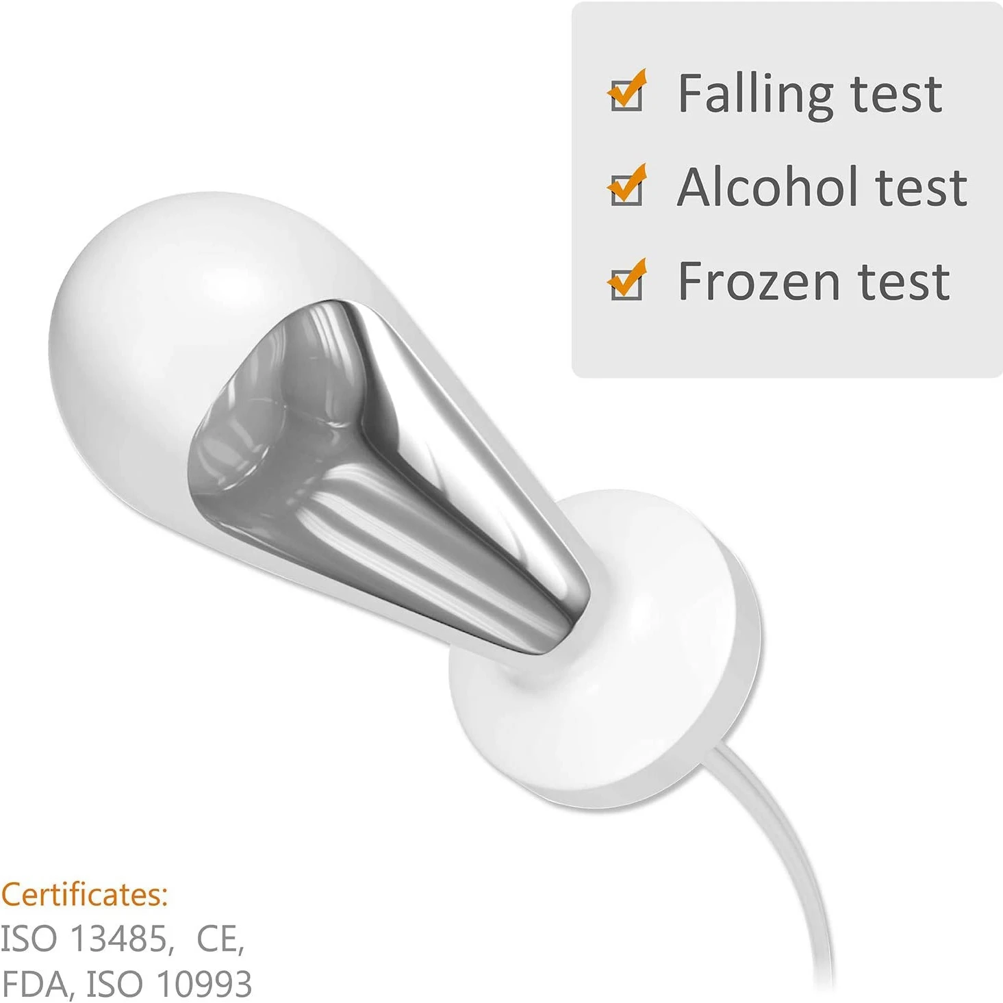 

A07I Vaginal Probe Electrodes for Pelvic Floor Exerciser Incontinence Therapy Exerciser Use with TENS/EMS Machines