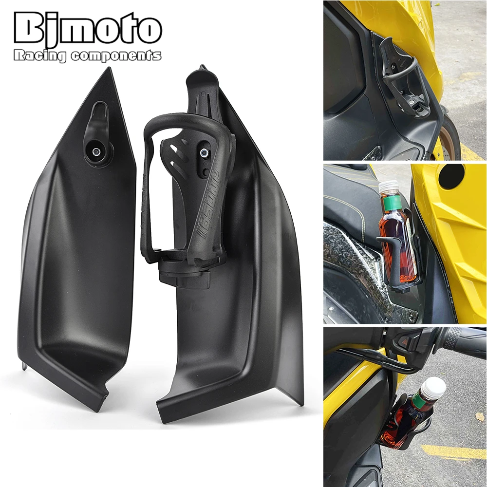 

For Yamaha Xmax300 2023 2024 Motorcycle Outdoor Riding Mirror Handlebar Water Bottle Cup Holder Adjustable Drinking Cup Bracket