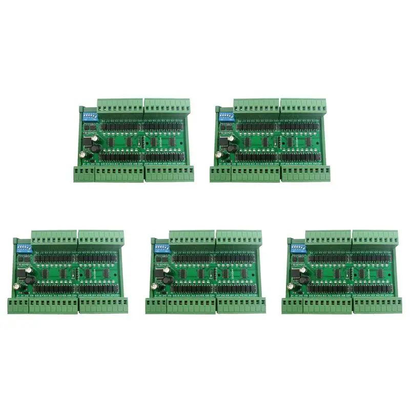 B04B-5X 32Ch PNP Isolated Digital Input RS485 Modbus Rtu Controller 12V 24V PLC Switch Quantity Acquisition Board(With Case)