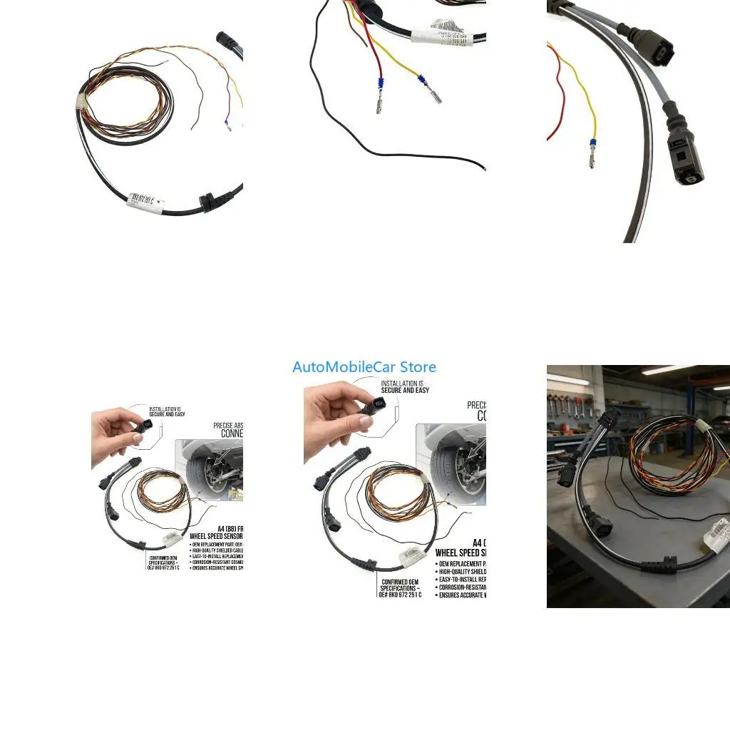 G8TE Front Left Speed Wiring For Select Models Replace Part Number 8K0972251C