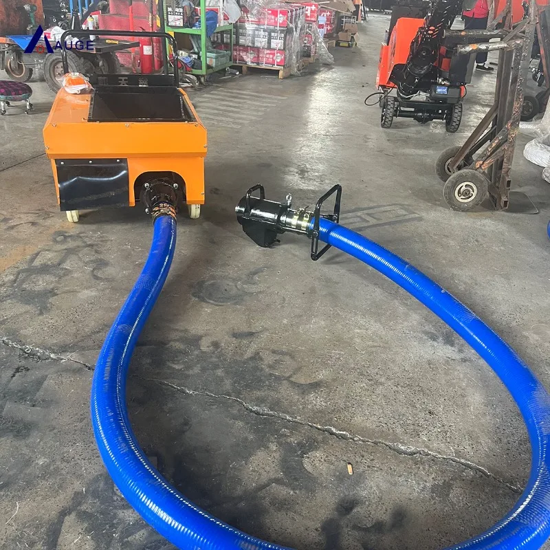 Micro Portable Electric Concrete Pump Small Mobile Machine from China Manufacturer with Engine and Motor Core Components