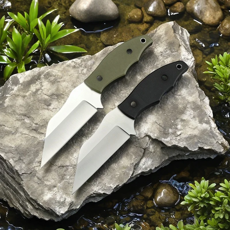 

FB09 Ronin D2 Blade G10 Ручка Нож для фруктов высокой твердости Открытый портативный инструмент для кемпинга Фиксированный нож Карманный нож для самообороны