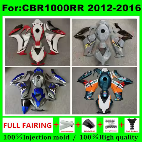 For Motorcycle CBR1000RR 2012 2013 2014 2015 2016 ABS Bodywork full Fairings Kit CBR1000 RR 12 13 14 15 16 Shell Fairing zxmt