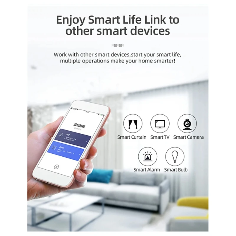 1 pcs tuya wifi tür magnetisch smart fensters ensor tür tür detektor weiß abs für alexa google assistent