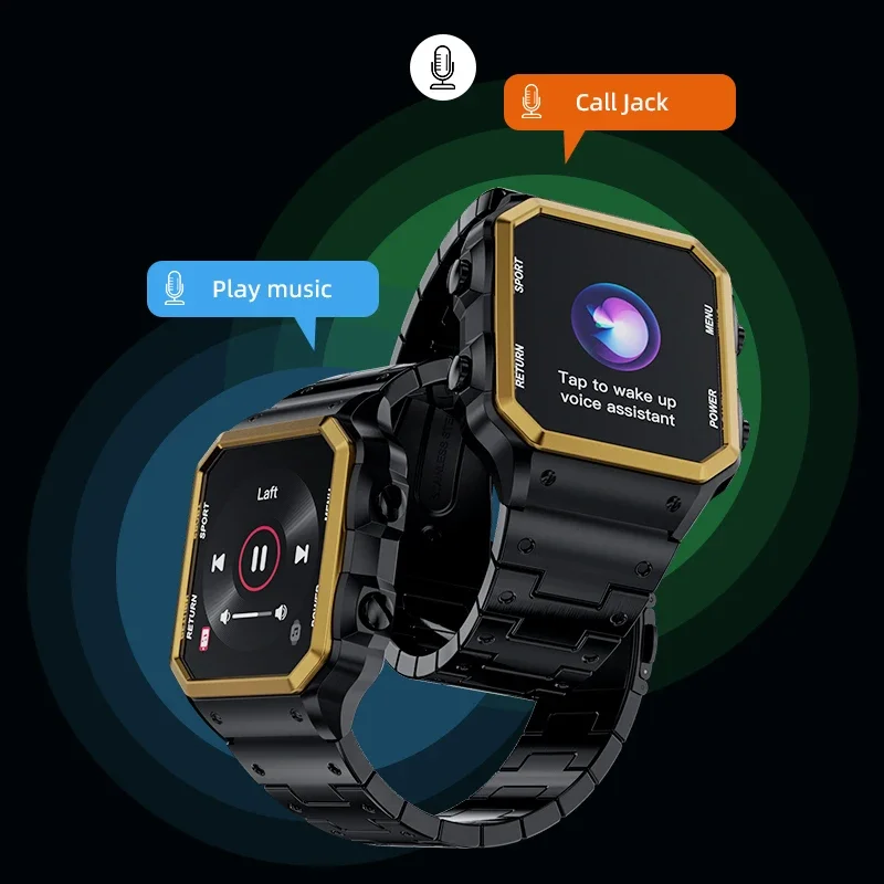 Men's Smart Watch for 2024 with Bluetooth Features